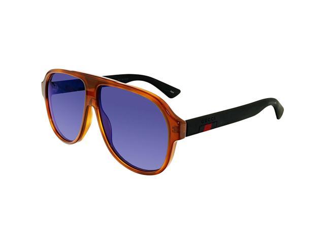 gucci brown aviator sunglasses