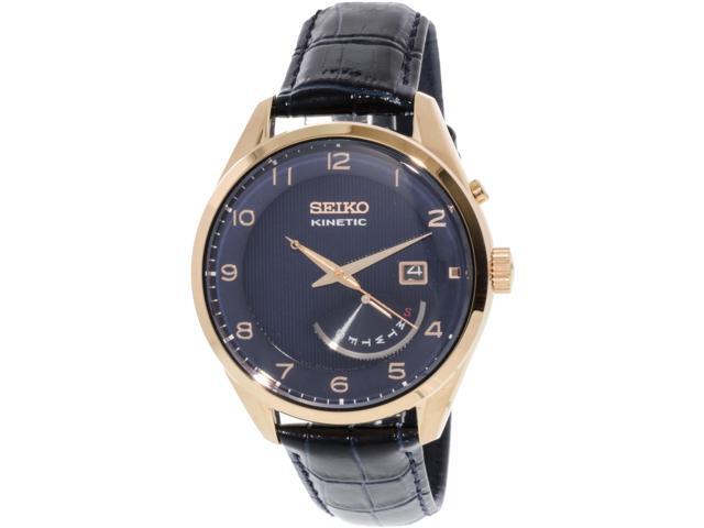seiko kinetic rose gold