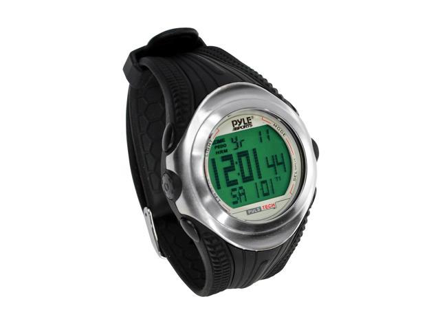 PylePro - Digital Heart Rate Monitor Watch With Chronograph, Pulse, And Pedometer