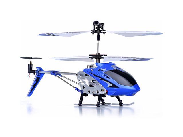 Syma S107 Mini RC Helicopter Metal Series with Gyro (Blue)