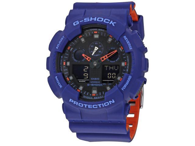 g shock blue and orange