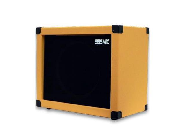 Seismic Audio 2x12 12 Empty Guitar Cabinet Orange Tolex