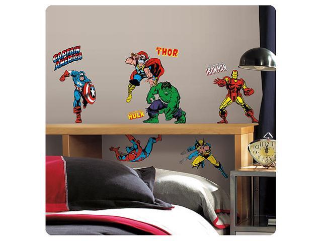 Marvel Classics Superheroes L And Stick Wall Decals Newegg Com