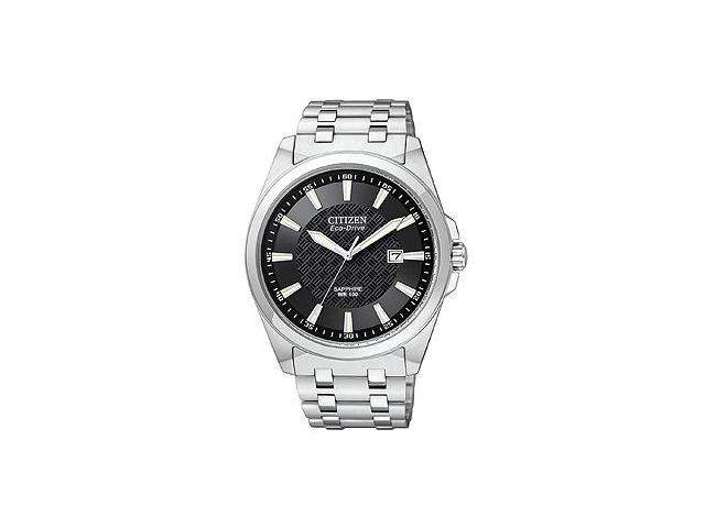 Citizen Eco-Drive WR100 Sapphire Glass Black Dial Men's watch