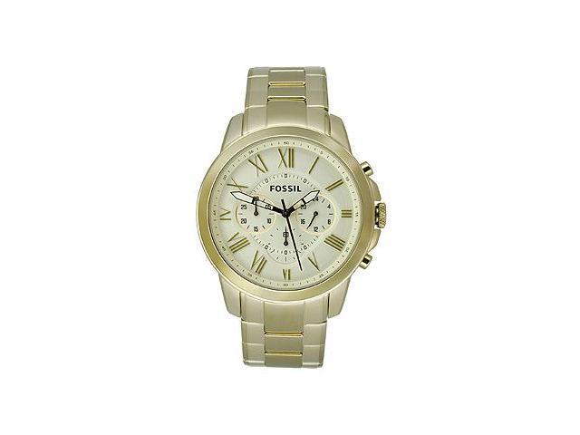 Fossil Men's Grant FS4814 Gold 