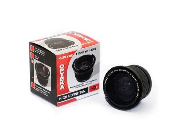 .42x HD Super Wide Angle Panoramic Macro Fisheye Lens For The Canon XA25 XA20 Pro Camcorder 