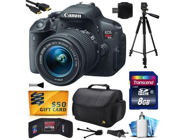 Canon Eos Rebel T5i 700d Digital Slr With 18 55mm Stm Lens