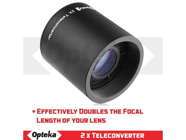 Opteka 650-1300mm (with 2x- 1300-2600mm) Telephoto Zoom Lens for Canon