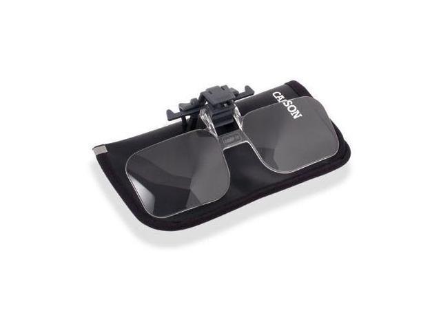 Carson Clip & Flip 1.5x Clip-on, Flip-up Magnifying Lenses for Eyeglasses CF-10