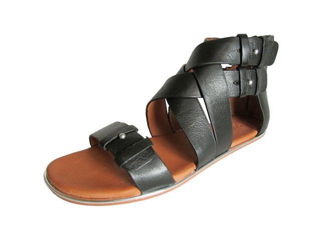 gentle souls black sandals