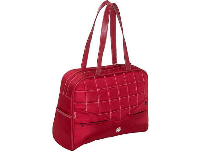 McKleinUSA La Grange Ladies Rolling Briefcase With 15.4 Laptop Pocket, Red