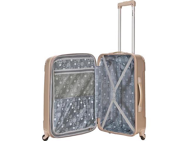 rockland luggage sonic 3 piece hardside spinner luggage set