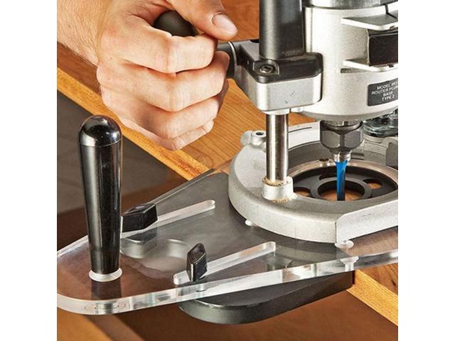 Yadianna 1Pcs Universal Base Power Router Woodworking Drill Punch Locator Wood Slot Locator Router Base Power Router Accessories Yadianna 1Pcs Universal Base Power Router Woodworking Drill Punch Locator Wood Slot Locator Router Base Power Router Accessories