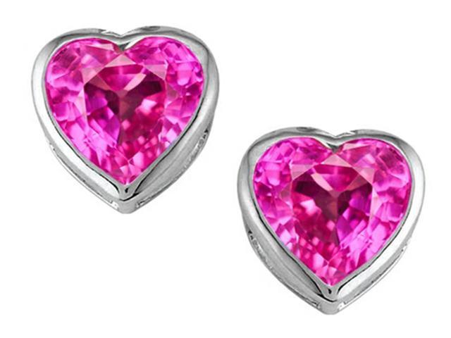 Star K 7mm Heart Shape Created Pink 