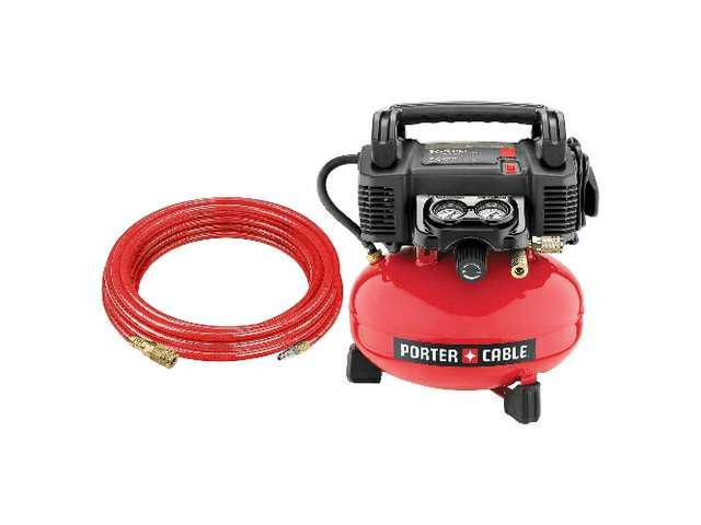 C2004-WK 165 PSI, 4 Gallon Oil-Free Pancake Compressor with Hose and Accessory Kit