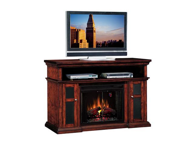 Classic Flame Mantle Pasadena Electric Fireplace Heater Media Center Insert Newegg Com