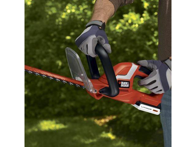  BLACK+DECKER 20V MAX Cordless Hedge Trimmer, 22 Inch Steel  Blade, Reduced Vibration, Battery and Charger Included (LHT2220), Orange :  Power Hedge Trimmers : Patio, Lawn & Garden