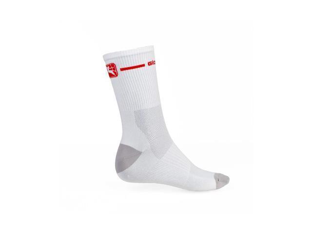 red cycling socks