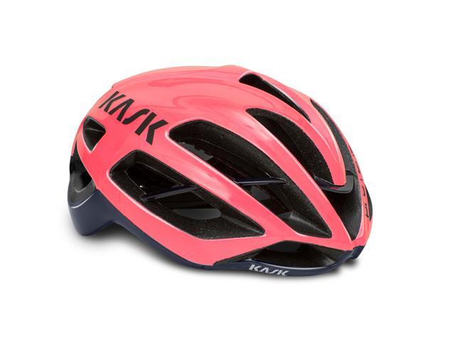 pink cycling helmet