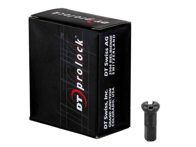 Box of 100 2.0 x 12mm Black DT Swiss Standard Brass Nipples