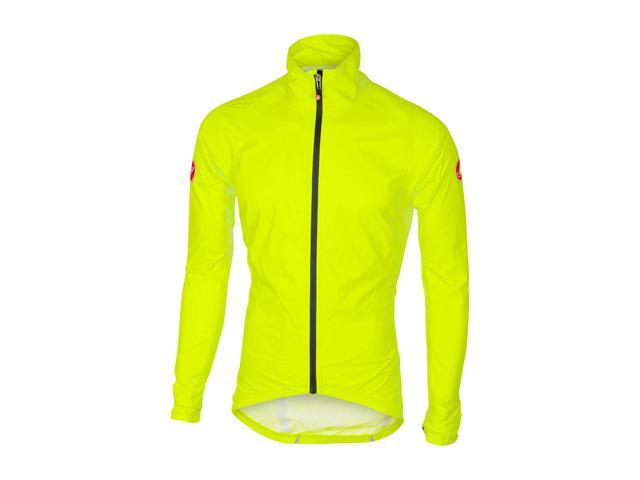 yellow cycling jacket