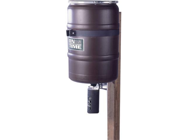 On Time Feeders Solar Fish Feeder With Barrel Newegg Com