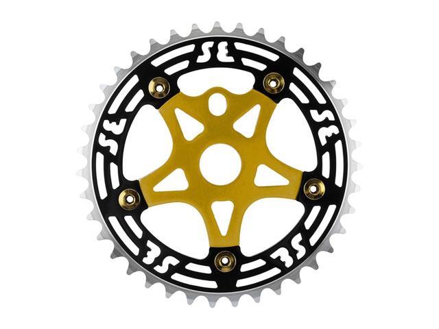 se bikes black and yellow