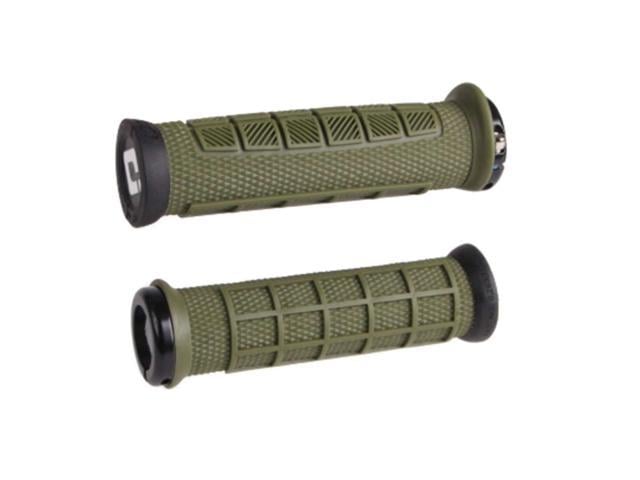 green handlebar grips