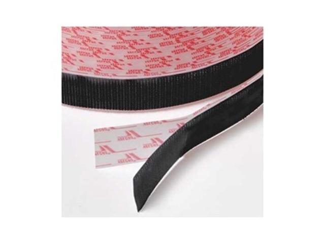 1” Velcroe Black Sensetive Presure Adhesive Backing 1 Roll 25 Yards High Quality