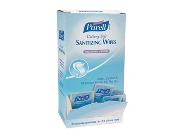 Purell Cottony Soft Individually Wrapped Hand Sanitizing Wipes 5 X 7 120box