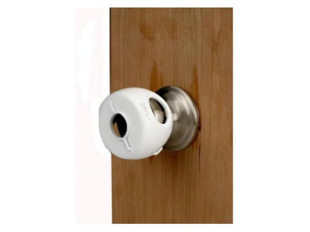 Safety First Clear Grip Door Knob Covers 4 Pack Newegg Com