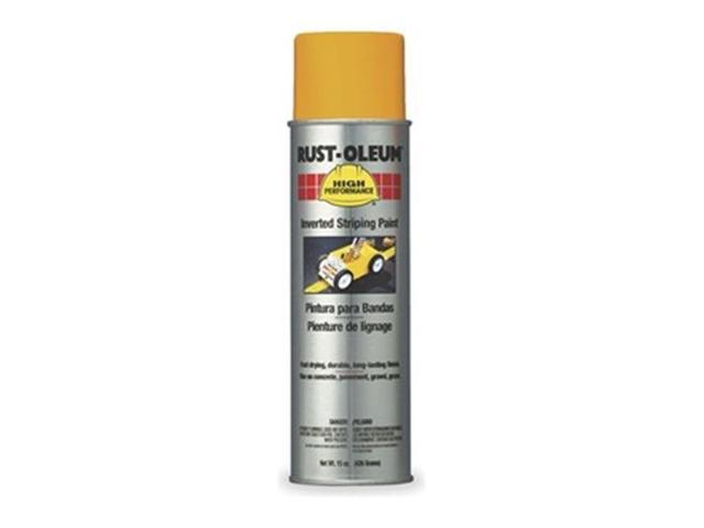 RUST-OLEUM 2348838 Inverted Striping Paint, 18 oz., Yellow, Solvent ...