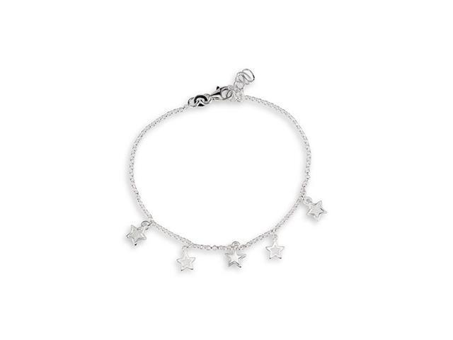 solid silver ankle bracelet