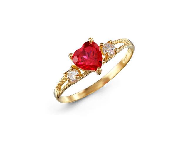 ring with heart on it
