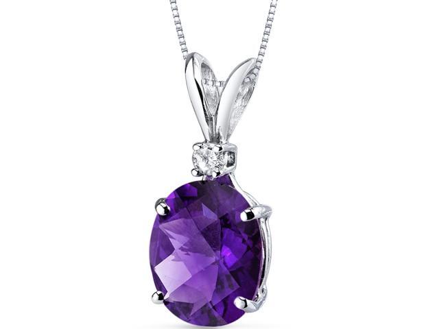 White Gold Amethyst Pendant Deals, 60 