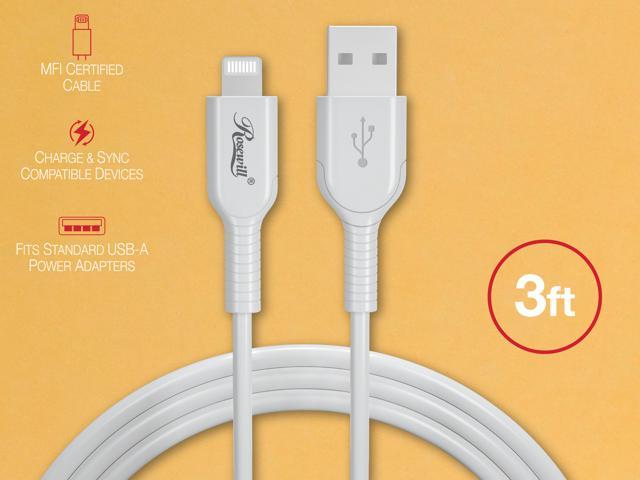 10 6FT USB SYNC DATA POWER CHARGER CABLE APPLE NEW IPAD IPHONE IPOD TOUCH YELLOW 