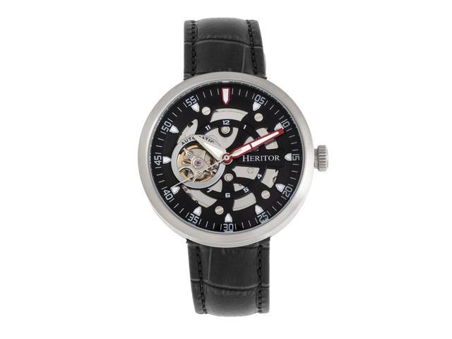 heritor skeleton watch