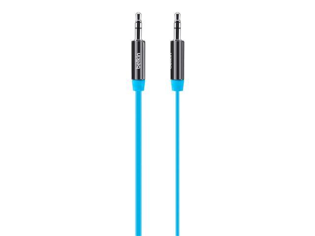 Belkin 3-Feet MIXIT Flat and Tangle Free Aux Cable - Blue