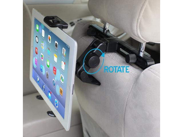 iKross Durable 180 Degree Rotation Car Mount Tablet Backseat Headrest Mount Holder for iPad Air 2/Air /Mini 3/Mini 2 and more 7 ~ 10.2 inch Tablets