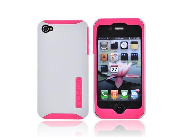 Incipio For Iphone 4 Silicrylic Case Silicone Pink Gray