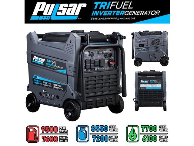 Pulsar 9500W Tri-Fuel Inverter Generator w/Remote Start & CO Sentry GS95TiSCO