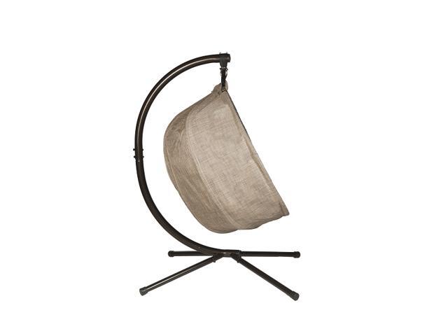 Bark Flower House FHPC100-BRK Hanging Pumpkin Loveseat Chair with Stand