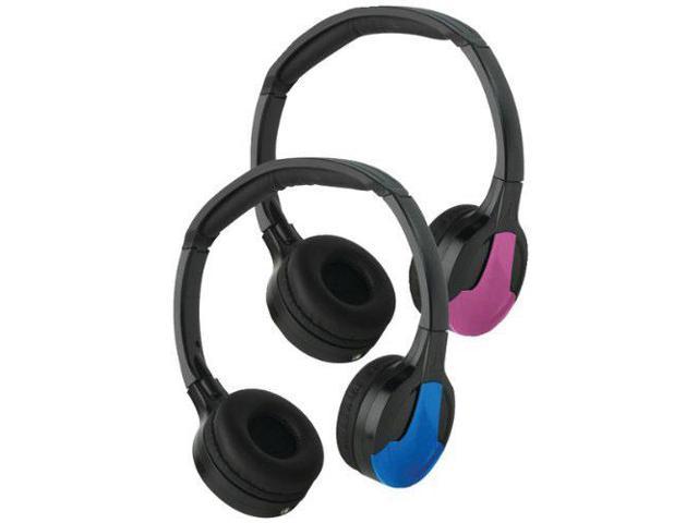 CONCEPT CDC-IR23 Dual IR Adult/Child Fit Headphones with 3 Color Covers