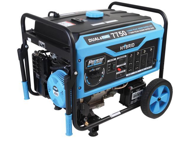 Pulsar PG7750B 7750/6250 Watt 6250/5950 Watt Dual Fuel Generator with ...