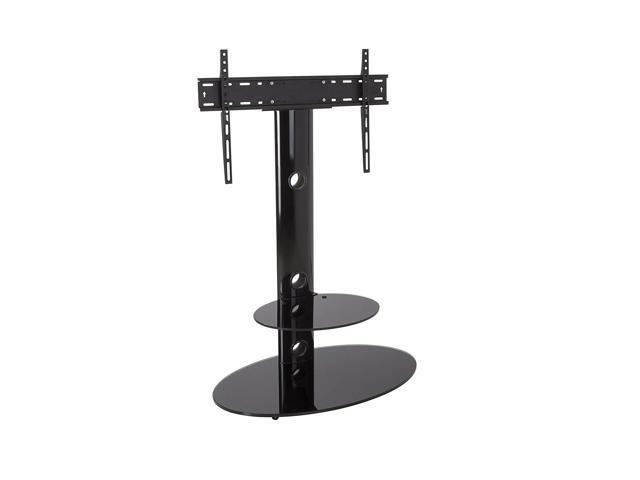 Avf Fsl800lus A Tv Floor Stand With Mounting Column For 32 Inch To 65 Tvs Silver And Black Newegg Com