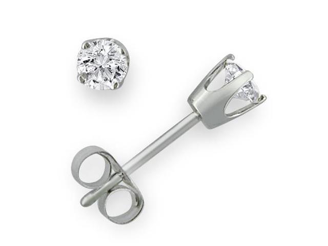 Amanda Rose Collection By Mlg 14 Karat White Gold Diamond Stud Earrings 1 4 Carat Tw Newegg Amanda Rose Collection By Mlg 14 Karat White Gold Diamond Stud Earrings 1 4 Carat Tw Newegg