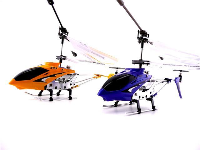 Yellow Remote Controlled toy Helicopter RC 3.5CH with Gyro RTF Syma Gyro S107G 