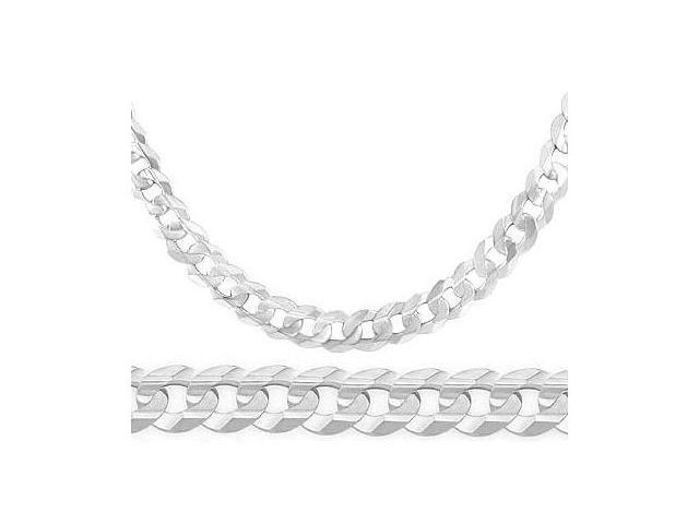 Mens Bracelet 14k White Gold Cuban Curb Link 8 1mm 5 Inches Mens Bracelet 14k White Gold Cuban Curb Link 8 1mm 5 Inches