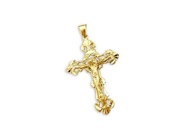 Crucifix Cross Pendant 14k Yellow Gold Big Charm 2 25 Inch Newegg Com - Big Yellow Gold Cross Pendants Crucifix Cross Pendant 14k Yellow Gold Big Charm 2 25 Inch Newegg Com - Big Yellow Gold Cross Pendants