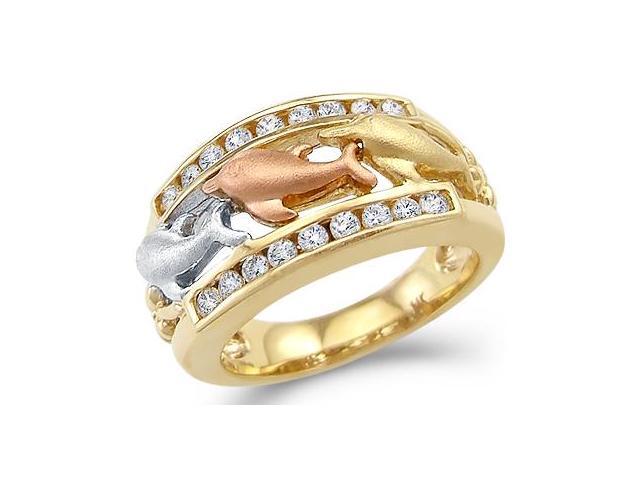 Dolphin Engagement Ring Independence Day Style Setting 30pt Marquise Blue Diamond